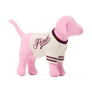 PINK Victoria's Secret Pink Dog with Cream Sweater
